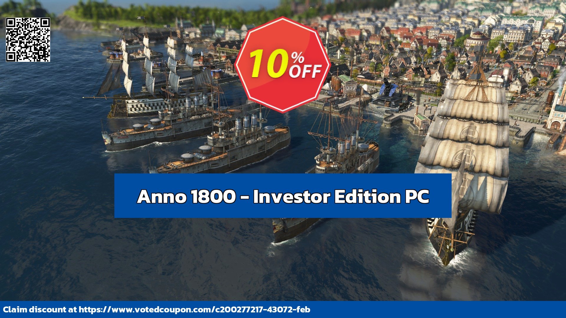Anno 1800 - Investor Edition PC Coupon Code May 2024, 10% OFF - VotedCoupon