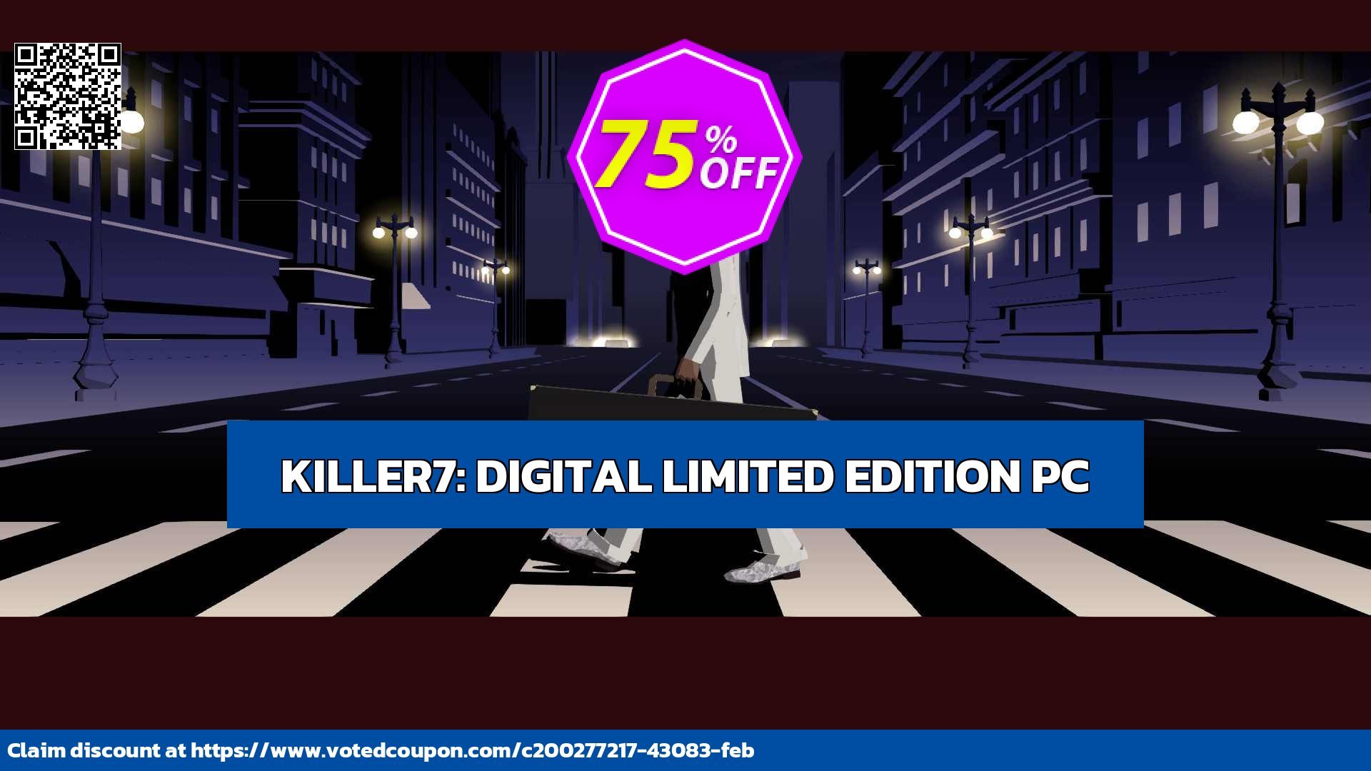 KILLER7: DIGITAL LIMITED EDITION PC Coupon Code May 2024, 78% OFF - VotedCoupon