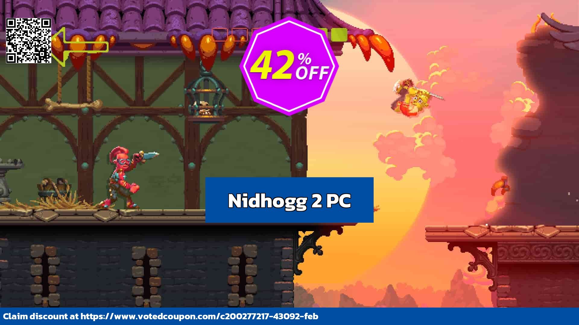 Nidhogg 2 PC Coupon, discount Nidhogg 2 PC Deal 2024 CDkeys. Promotion: Nidhogg 2 PC Exclusive Sale offer 