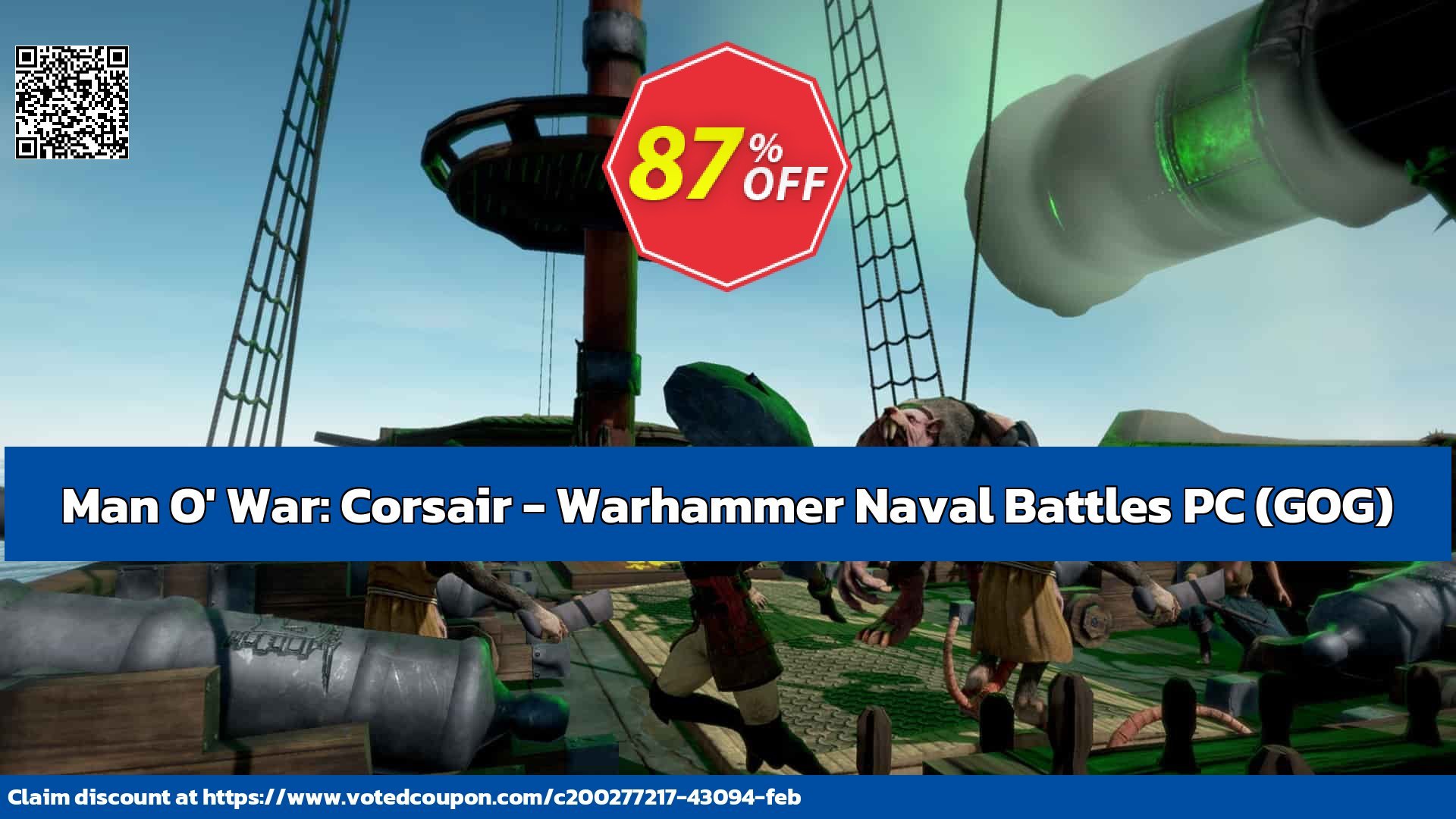 Man O' War: Corsair - Warhammer Naval Battles PC, GOG  Coupon Code May 2024, 89% OFF - VotedCoupon