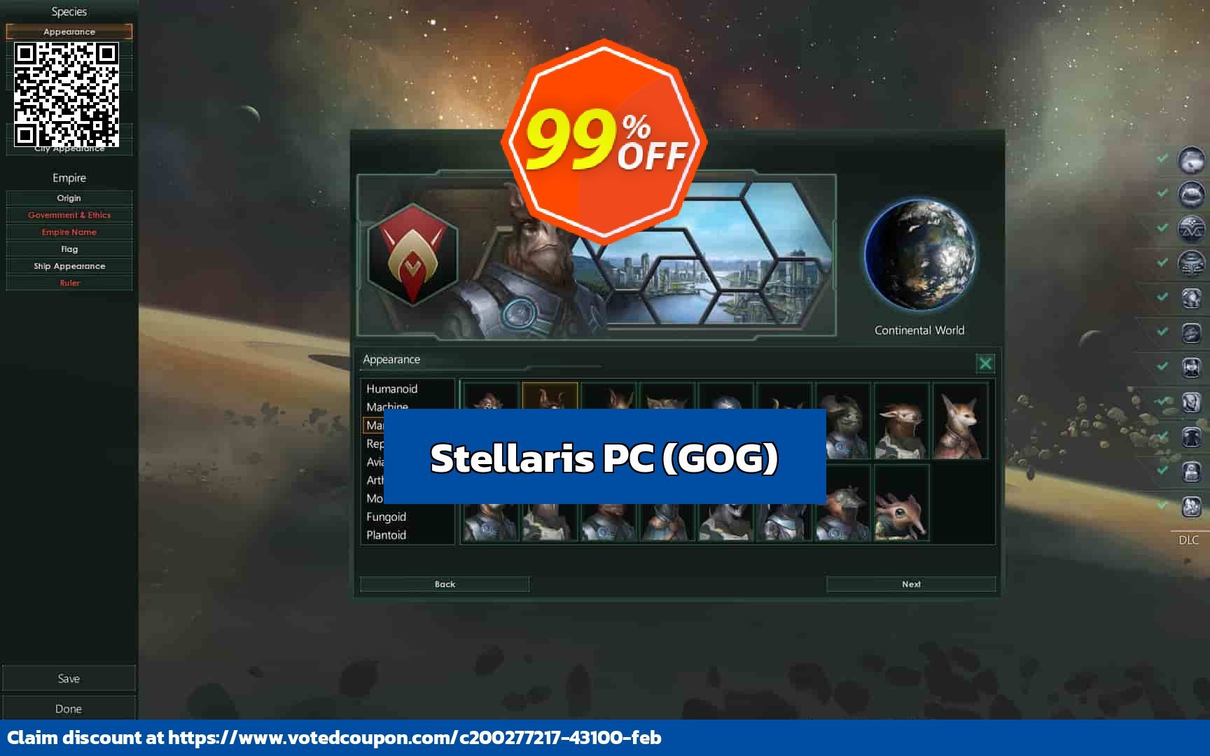 Stellaris PC, GOG  Coupon, discount Stellaris PC (GOG) Deal 2024 CDkeys. Promotion: Stellaris PC (GOG) Exclusive Sale offer 