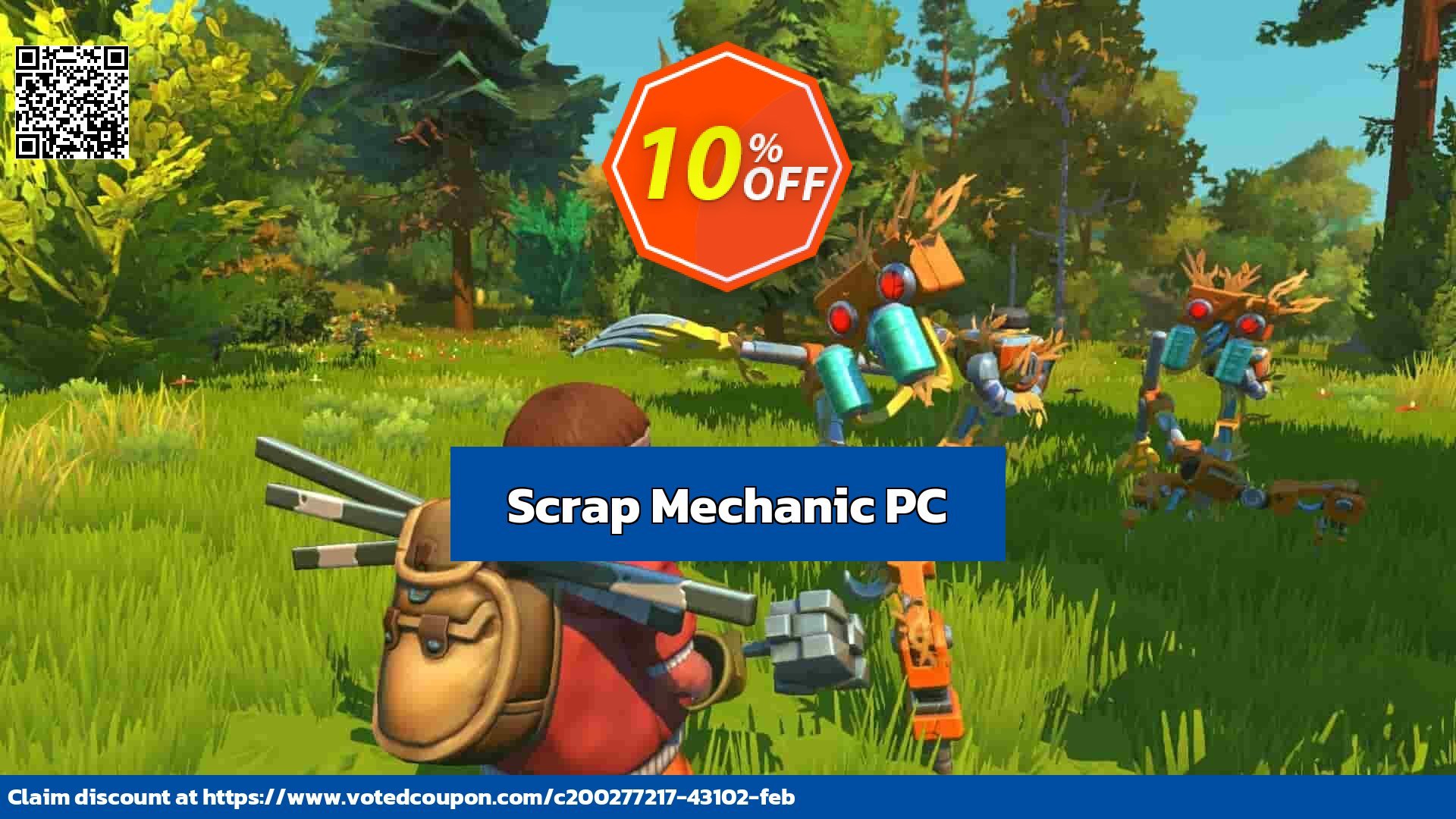 Scrap Mechanic PC Coupon, discount Scrap Mechanic PC Deal 2024 CDkeys. Promotion: Scrap Mechanic PC Exclusive Sale offer 