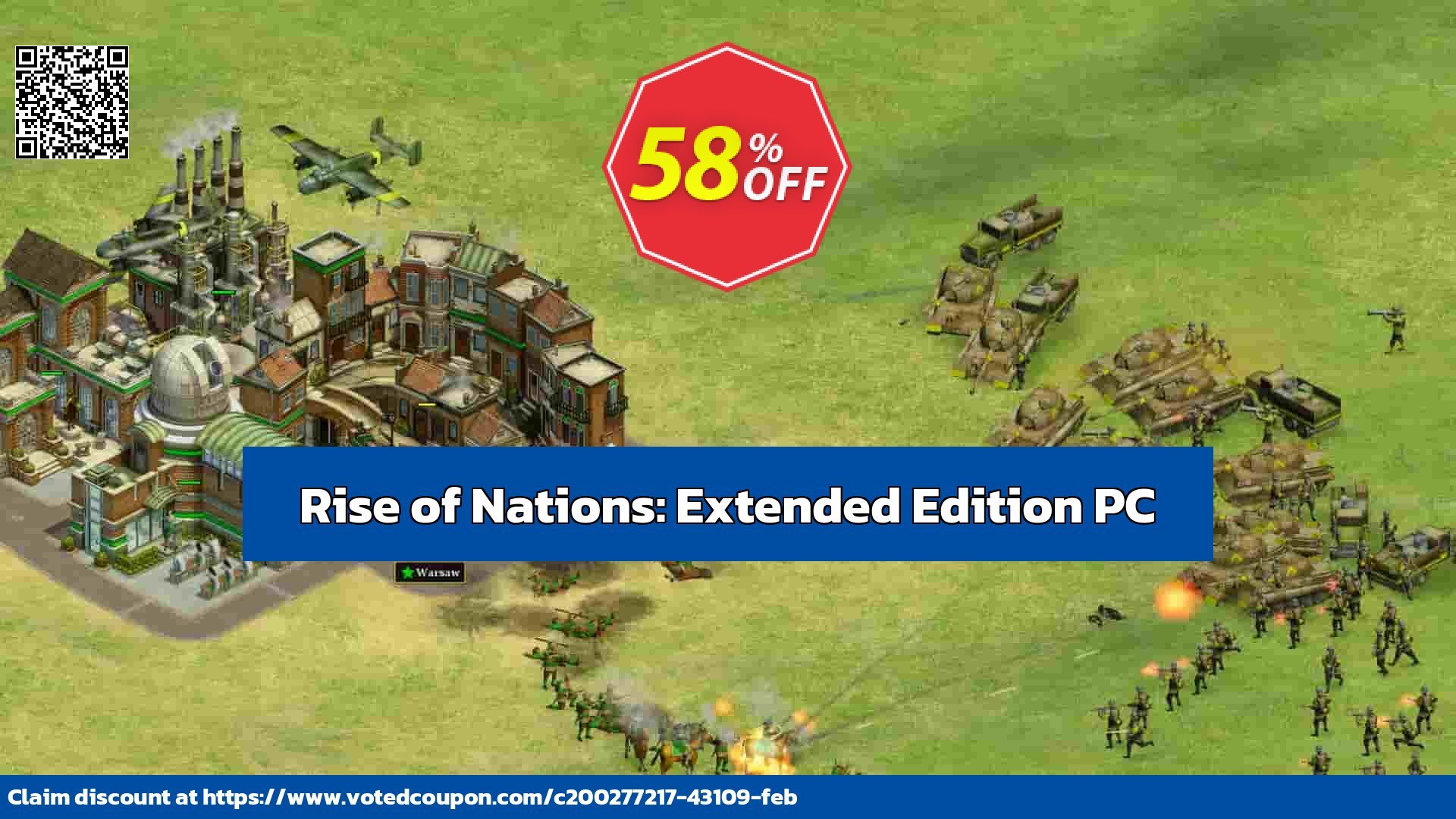 Rise of Nations: Extended Edition PC Coupon, discount Rise of Nations: Extended Edition PC Deal 2024 CDkeys. Promotion: Rise of Nations: Extended Edition PC Exclusive Sale offer 