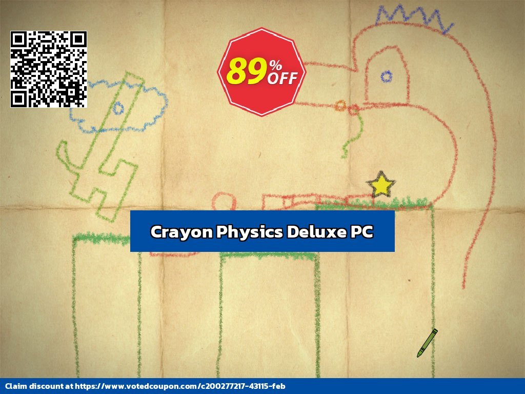 Crayon Physics Deluxe PC Coupon Code May 2024, 89% OFF - VotedCoupon