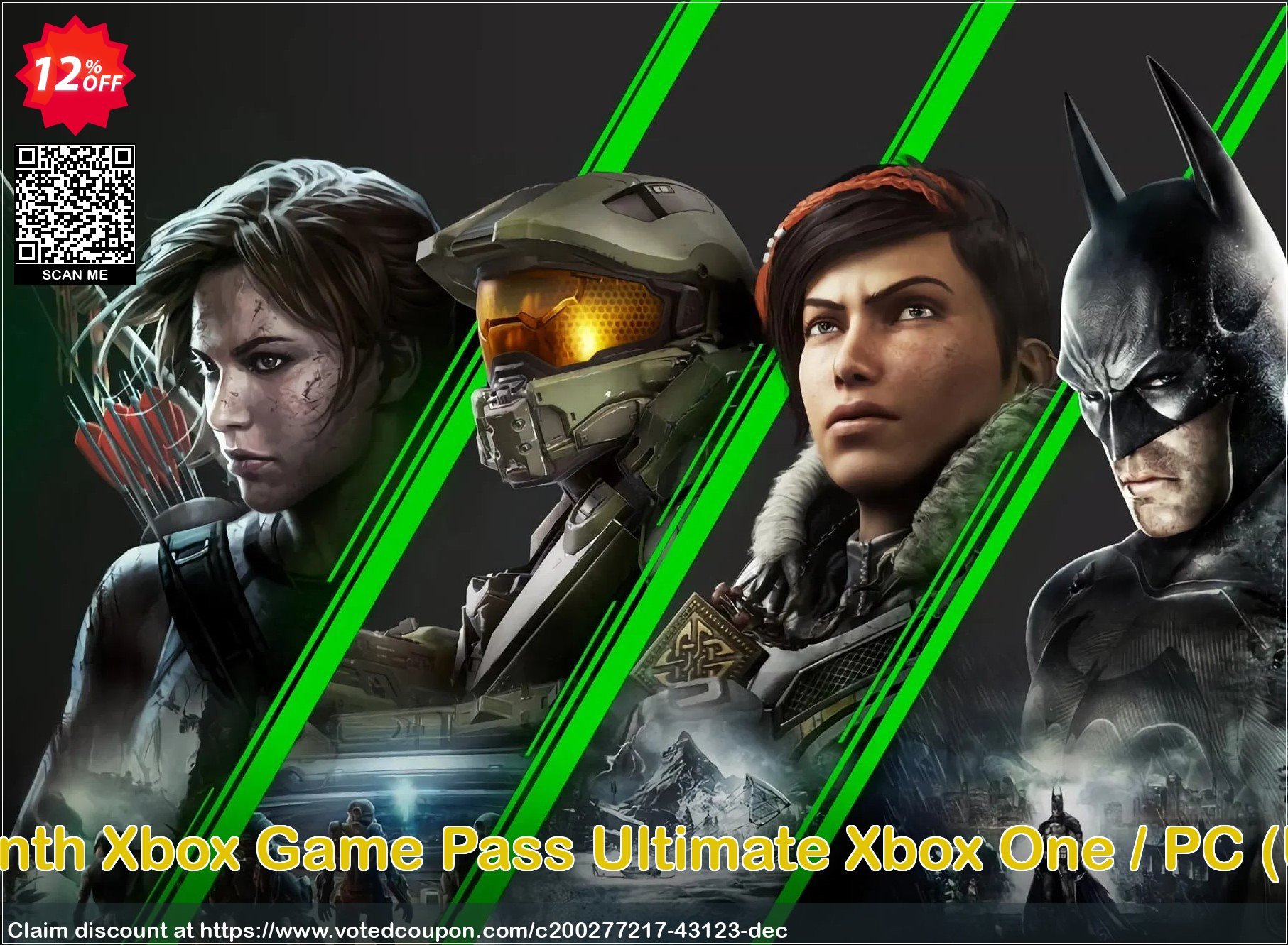 3 Month Xbox Game Pass Ultimate Xbox One / PC, USA  Coupon Code May 2024, 12% OFF - VotedCoupon