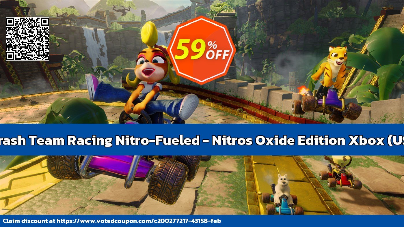 Crash Team Racing Nitro-Fueled - Nitros Oxide Edition Xbox, US  Coupon, discount Crash Team Racing Nitro-Fueled - Nitros Oxide Edition Xbox (US) Deal 2024 CDkeys. Promotion: Crash Team Racing Nitro-Fueled - Nitros Oxide Edition Xbox (US) Exclusive Sale offer 