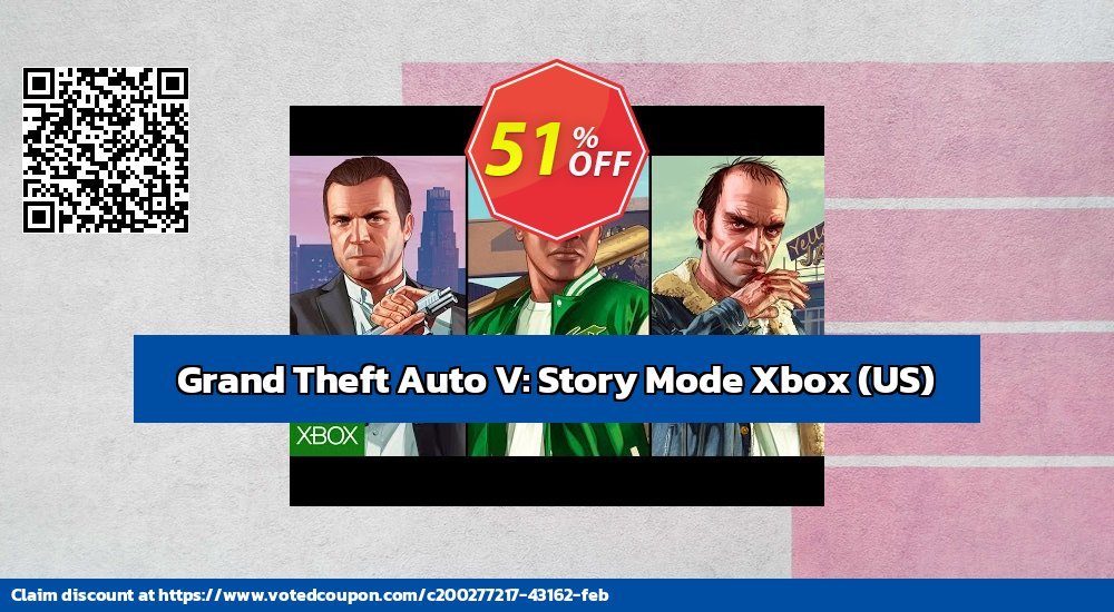 Grand Theft Auto V: Story Mode Xbox, US  Coupon Code May 2024, 55% OFF - VotedCoupon