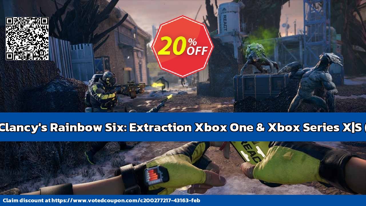 Tom Clancy's Rainbow Six: Extraction Xbox One & Xbox Series X|S, WW  Coupon Code May 2024, 20% OFF - VotedCoupon