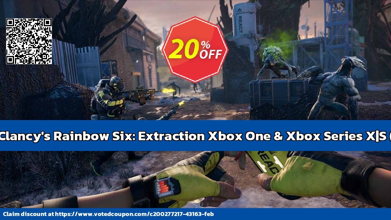 Tom Clancy&#039;s Rainbow Six: Extraction Xbox One & Xbox Series X|S, WW  Coupon, discount Tom Clancy's Rainbow Six: Extraction Xbox One & Xbox Series X|S (WW) Deal 2024 CDkeys. Promotion: Tom Clancy's Rainbow Six: Extraction Xbox One & Xbox Series X|S (WW) Exclusive Sale offer 