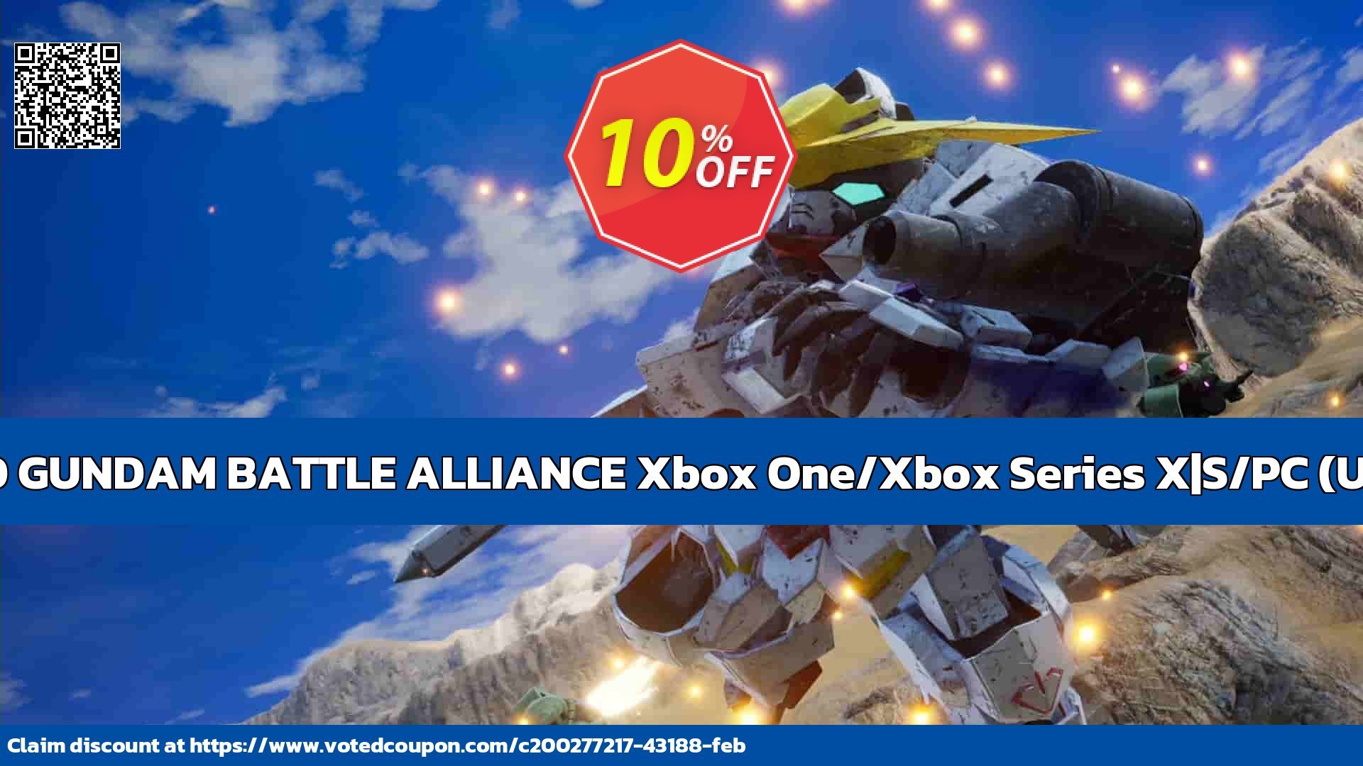 SD GUNDAM BATTLE ALLIANCE Xbox One/Xbox Series X|S/PC, US  Coupon Code May 2024, 10% OFF - VotedCoupon