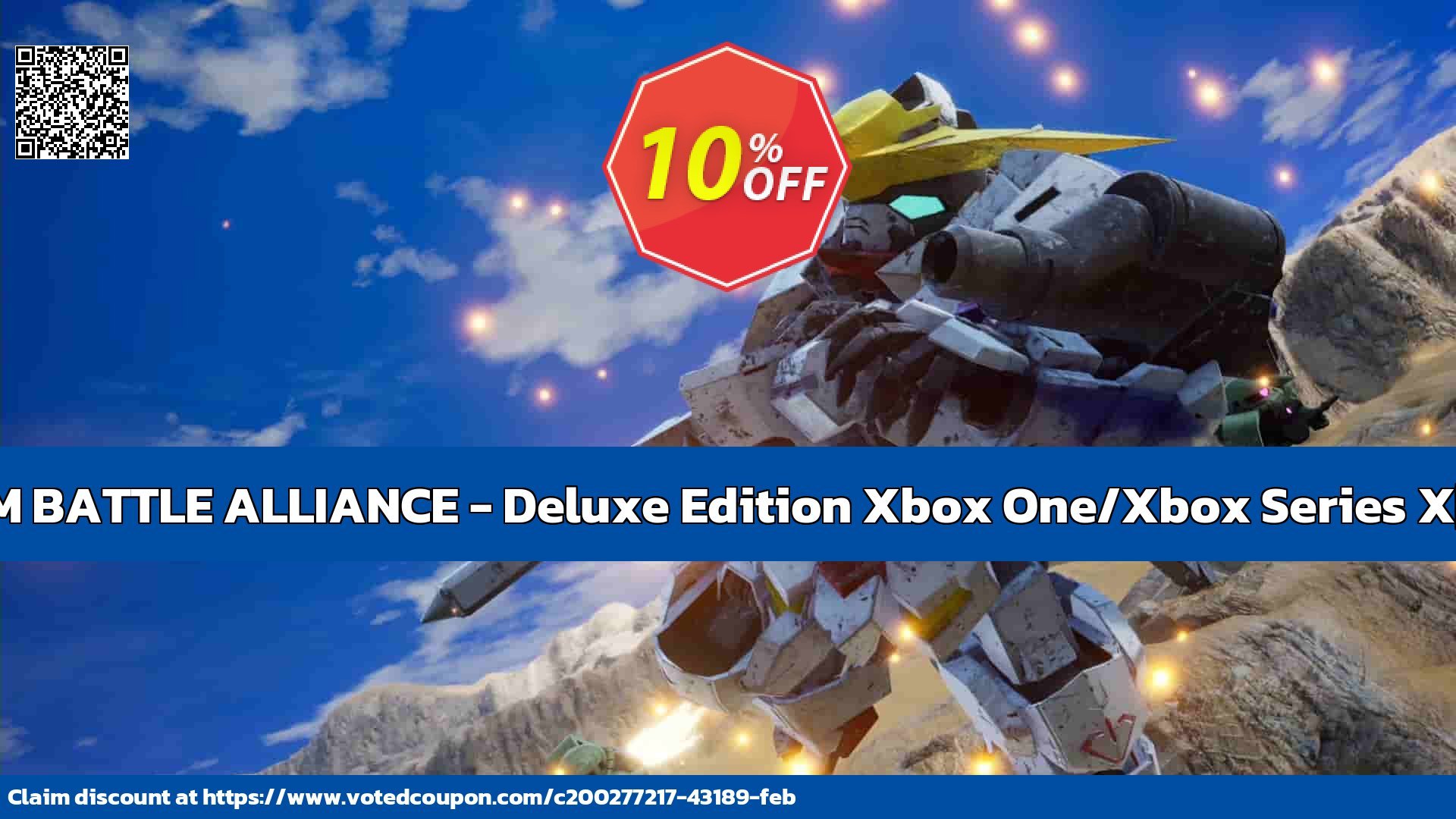 SD GUNDAM BATTLE ALLIANCE - Deluxe Edition Xbox One/Xbox Series X|S/PC, WW  Coupon, discount SD GUNDAM BATTLE ALLIANCE - Deluxe Edition Xbox One/Xbox Series X|S/PC (WW) Deal 2024 CDkeys. Promotion: SD GUNDAM BATTLE ALLIANCE - Deluxe Edition Xbox One/Xbox Series X|S/PC (WW) Exclusive Sale offer 
