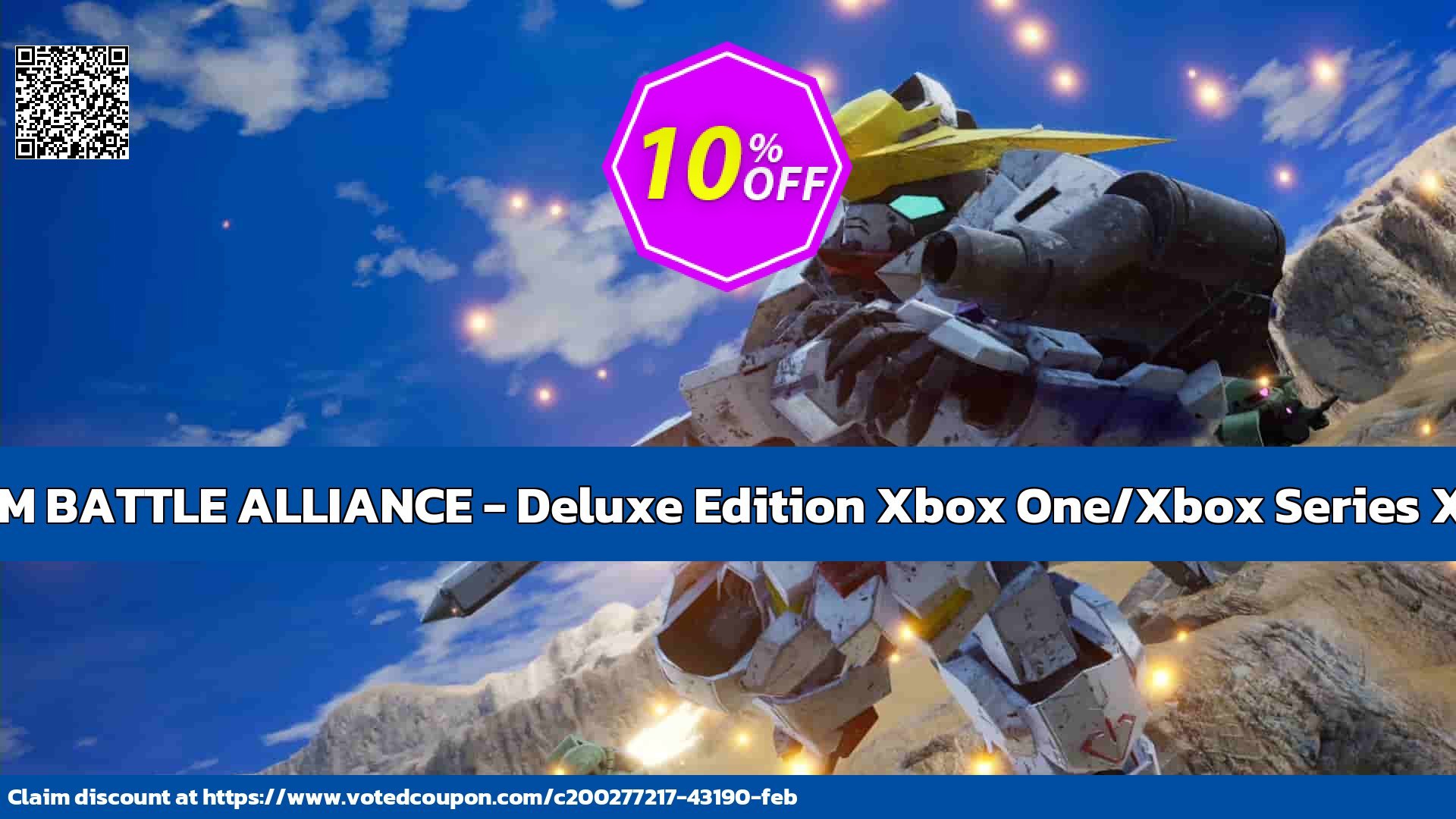 SD GUNDAM BATTLE ALLIANCE - Deluxe Edition Xbox One/Xbox Series X|S/PC, US  Coupon Code May 2024, 10% OFF - VotedCoupon