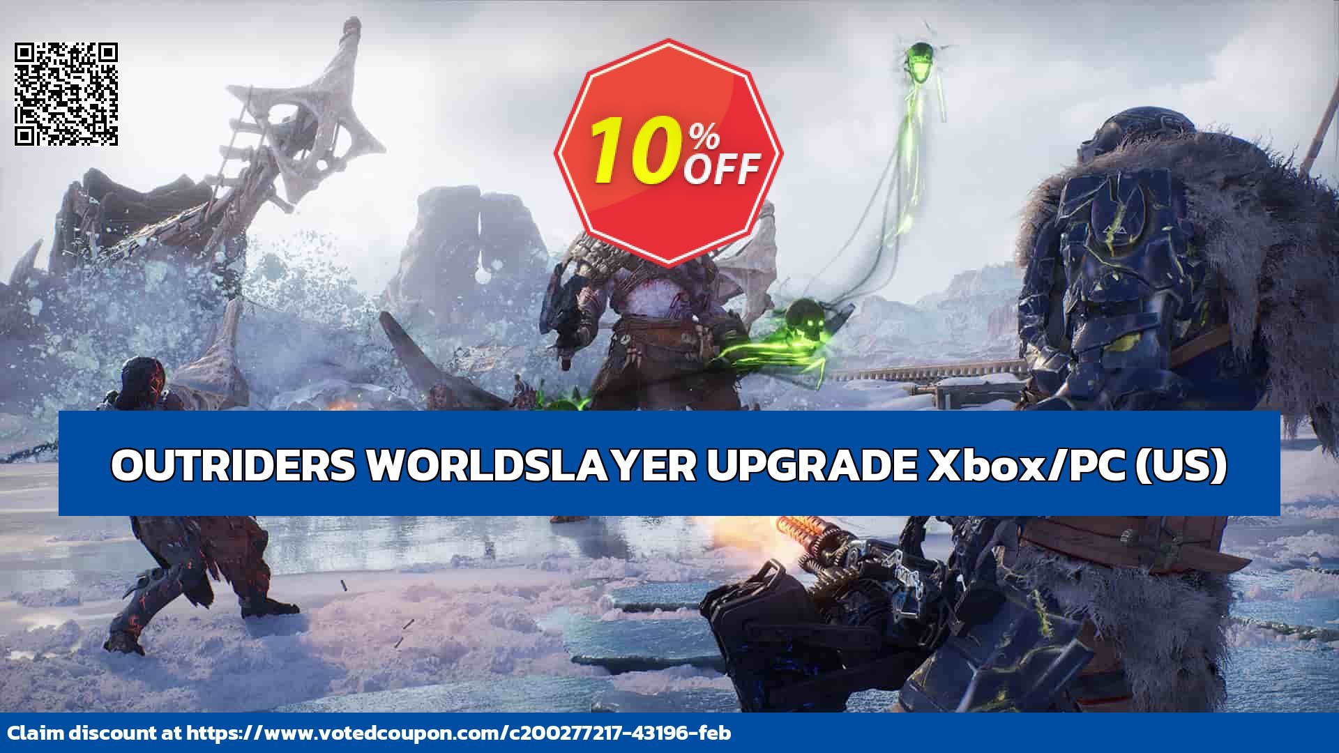 OUTRIDERS WORLDSLAYER UPGRADE Xbox/PC, US  Coupon, discount OUTRIDERS WORLDSLAYER UPGRADE Xbox/PC (US) Deal 2024 CDkeys. Promotion: OUTRIDERS WORLDSLAYER UPGRADE Xbox/PC (US) Exclusive Sale offer 