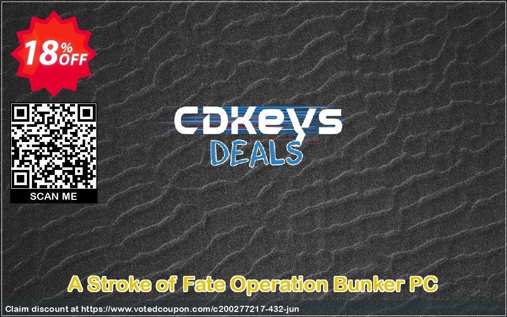 A Stroke of Fate Operation Bunker PC Coupon, discount A Stroke of Fate Operation Bunker PC Deal. Promotion: A Stroke of Fate Operation Bunker PC Exclusive offer 