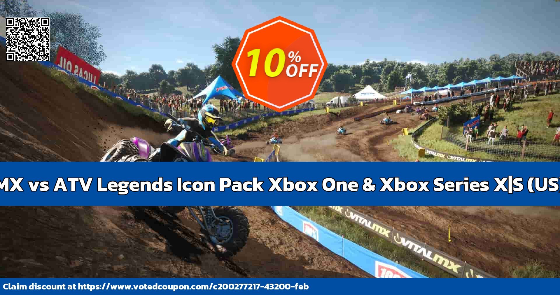MX vs ATV Legends Icon Pack Xbox One & Xbox Series X|S, US  Coupon Code May 2024, 10% OFF - VotedCoupon