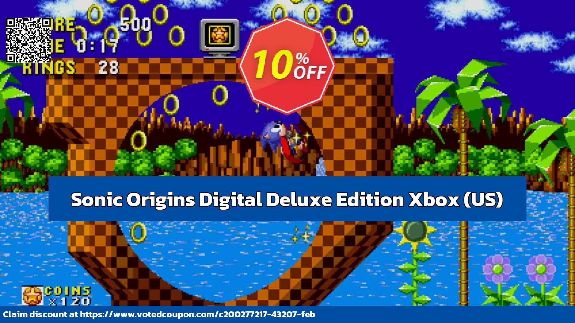 Sonic Origins Digital Deluxe Edition Xbox, US  Coupon Code May 2024, 12% OFF - VotedCoupon