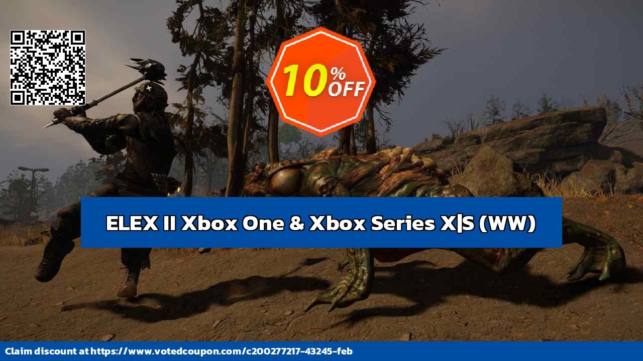 ELEX II Xbox One & Xbox Series X|S, WW  Coupon, discount ELEX II Xbox One & Xbox Series X|S (WW) Deal 2024 CDkeys. Promotion: ELEX II Xbox One & Xbox Series X|S (WW) Exclusive Sale offer 
