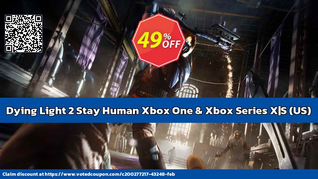 Dying Light 2 Stay Human Xbox One & Xbox Series X|S, US  Coupon, discount Dying Light 2 Stay Human Xbox One & Xbox Series X|S (US) Deal 2024 CDkeys. Promotion: Dying Light 2 Stay Human Xbox One & Xbox Series X|S (US) Exclusive Sale offer 