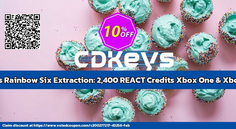 Tom Clancy's Rainbow Six Extraction: 2,400 REACT Credits Xbox One & Xbox Series X|S Coupon Code May 2024, 14% OFF - VotedCoupon