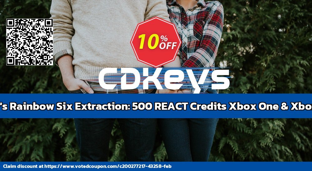 Tom Clancy&#039;s Rainbow Six Extraction: 500 REACT Credits Xbox One & Xbox Series X|S Coupon, discount Tom Clancy's Rainbow Six Extraction: 500 REACT Credits Xbox One & Xbox Series X|S Deal 2024 CDkeys. Promotion: Tom Clancy's Rainbow Six Extraction: 500 REACT Credits Xbox One & Xbox Series X|S Exclusive Sale offer 