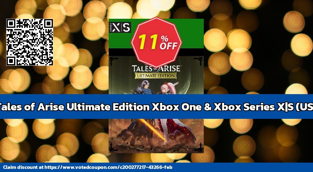 Tales of Arise Ultimate Edition Xbox One & Xbox Series X|S, US  Coupon, discount Tales of Arise Ultimate Edition Xbox One & Xbox Series X|S (US) Deal 2024 CDkeys. Promotion: Tales of Arise Ultimate Edition Xbox One & Xbox Series X|S (US) Exclusive Sale offer 