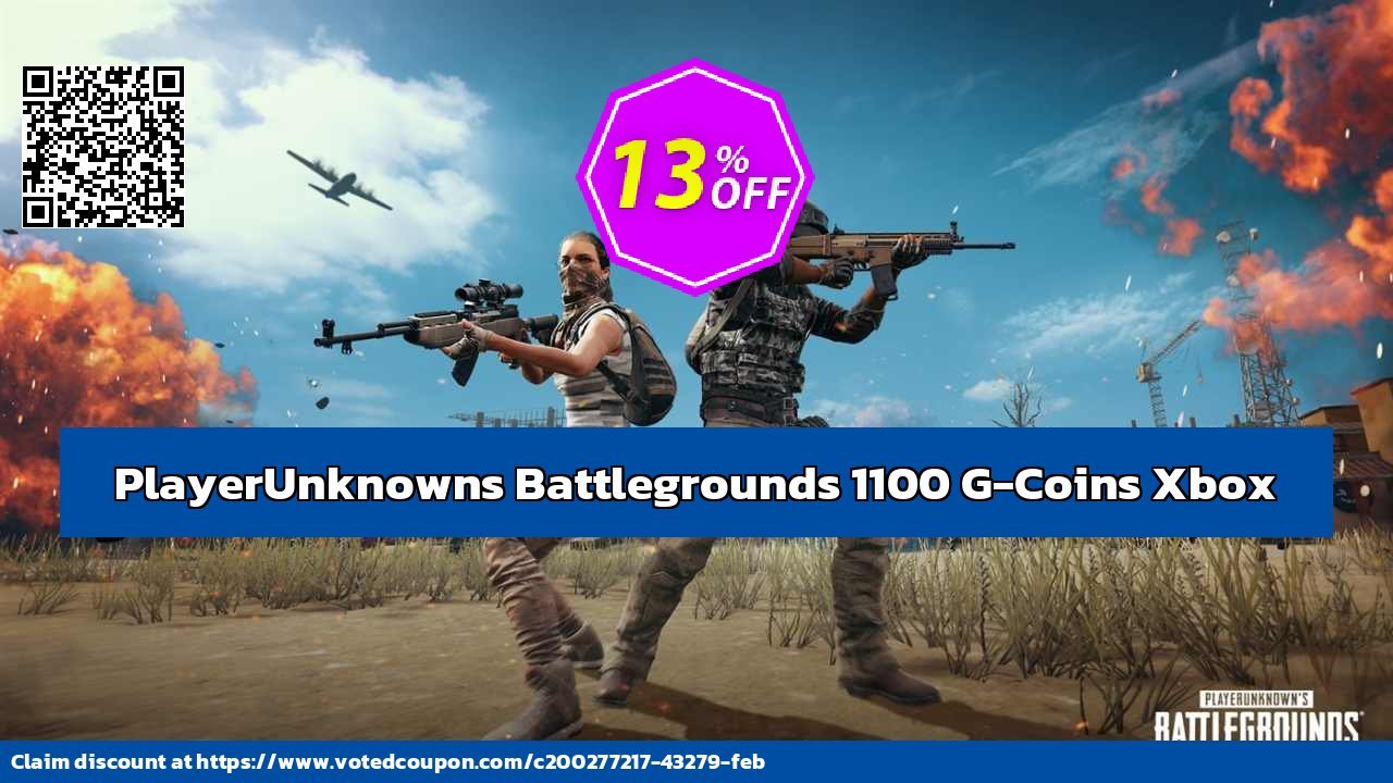 PlayerUnknowns Battlegrounds 1100 G-Coins Xbox Coupon, discount PlayerUnknowns Battlegrounds 1100 G-Coins Xbox Deal 2024 CDkeys. Promotion: PlayerUnknowns Battlegrounds 1100 G-Coins Xbox Exclusive Sale offer 