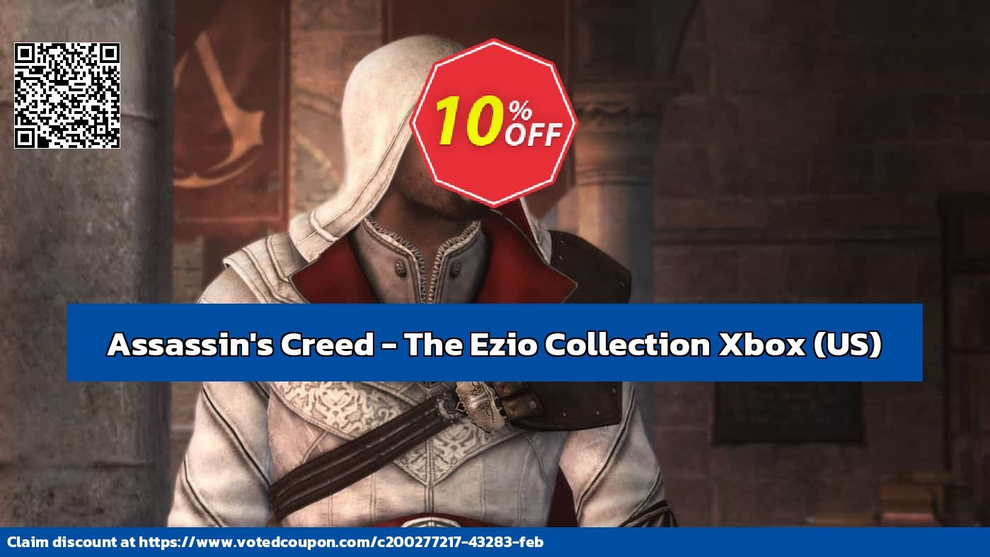 Assassin&#039;s Creed - The Ezio Collection Xbox, US  Coupon, discount Assassin's Creed - The Ezio Collection Xbox (US) Deal 2024 CDkeys. Promotion: Assassin's Creed - The Ezio Collection Xbox (US) Exclusive Sale offer 