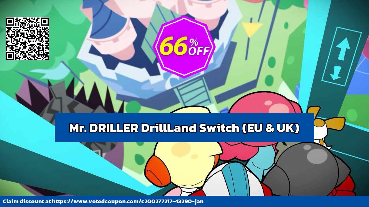Mr. DRILLER DrillLand Switch, EU & UK  Coupon, discount Mr. DRILLER DrillLand Switch (EU & UK) Deal 2024 CDkeys. Promotion: Mr. DRILLER DrillLand Switch (EU & UK) Exclusive Sale offer 