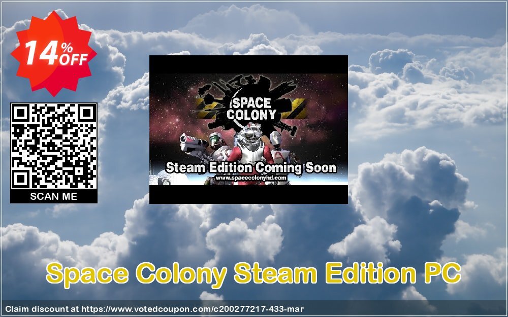 Space Colony Steam Edition PC Coupon, discount Space Colony Steam Edition PC Deal. Promotion: Space Colony Steam Edition PC Exclusive offer 