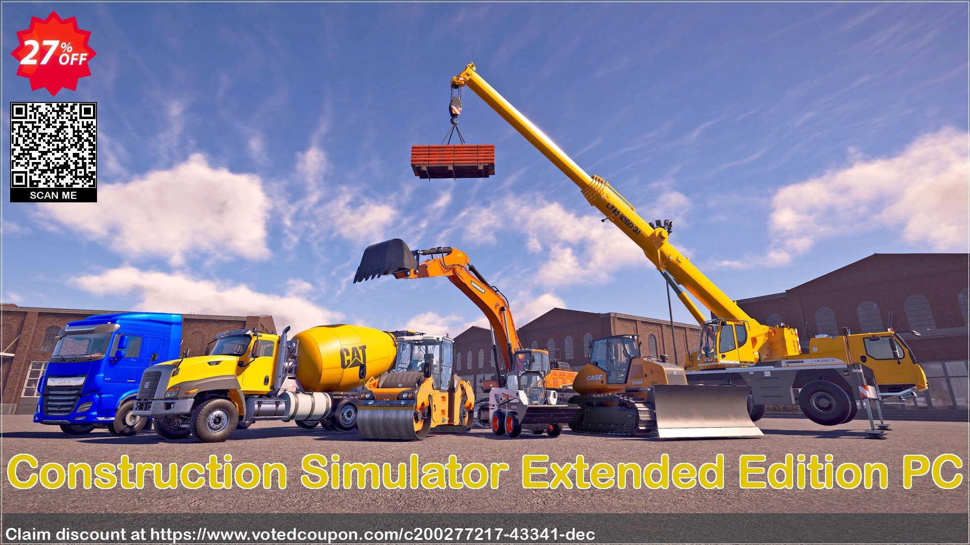 Construction Simulator Extended Edition PC Coupon, discount Construction Simulator Extended Edition PC Deal 2024 CDkeys. Promotion: Construction Simulator Extended Edition PC Exclusive Sale offer 