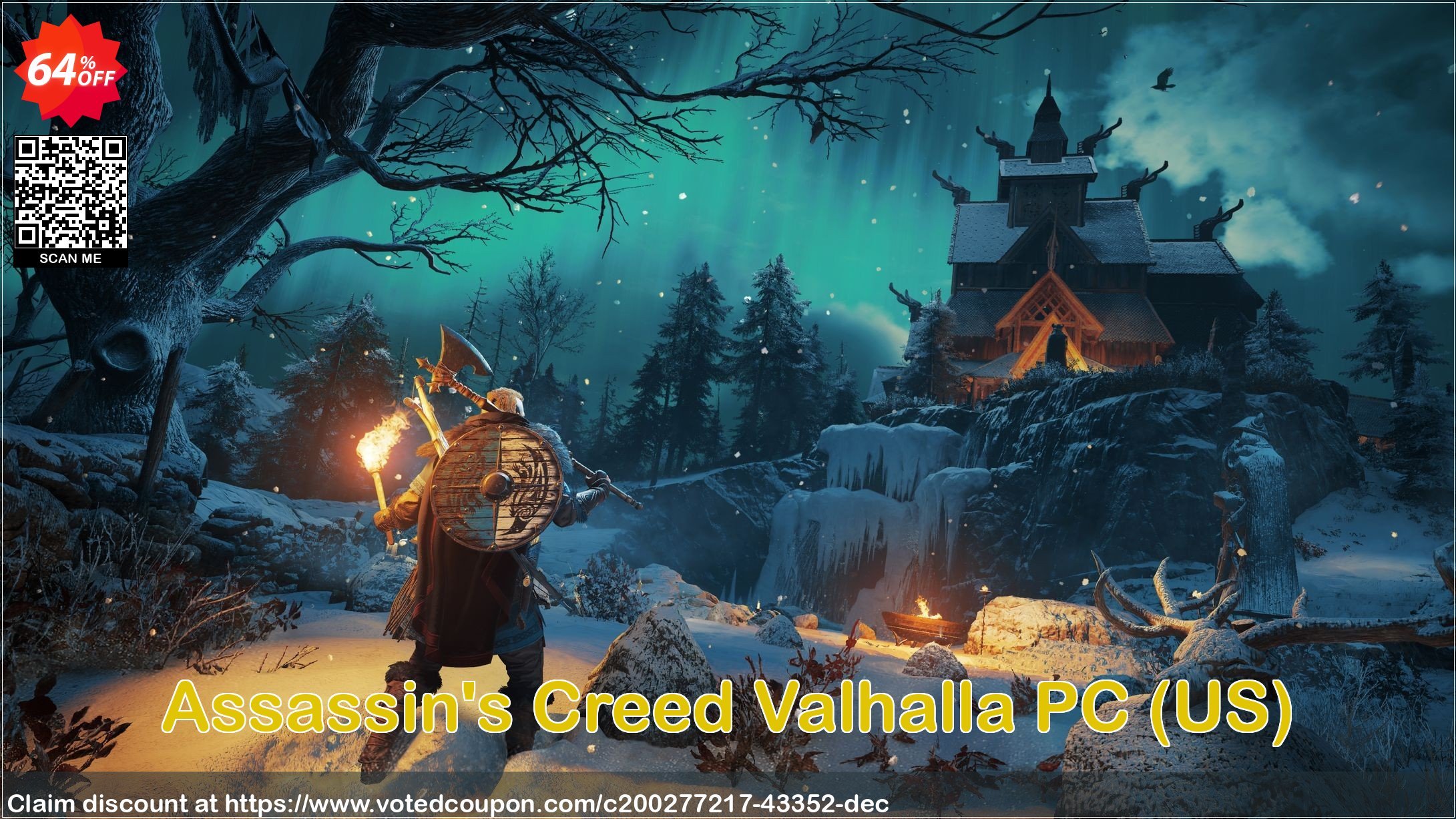 Assassin's Creed Valhalla PC, US  Coupon Code May 2024, 64% OFF - VotedCoupon