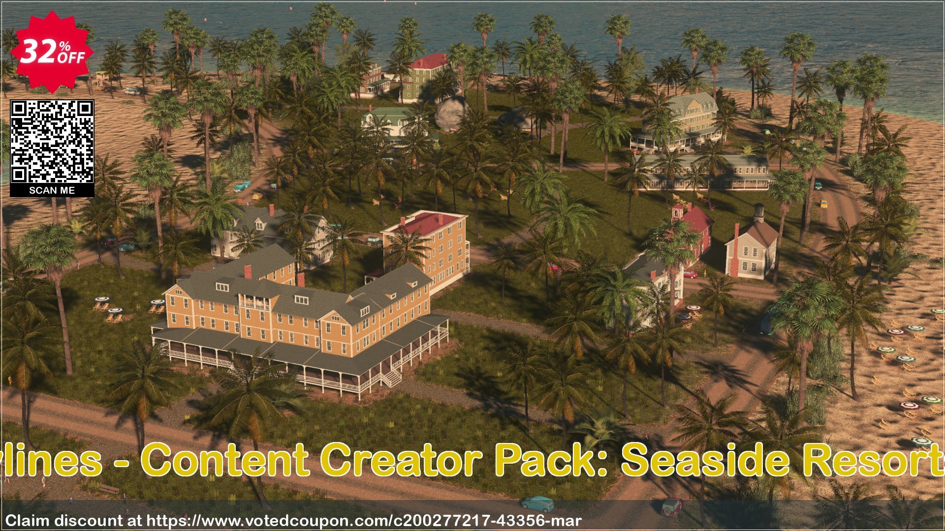 Cities: Skylines - Content Creator Pack: Seaside Resorts PC - DLC Coupon, discount Cities: Skylines - Content Creator Pack: Seaside Resorts PC - DLC Deal 2024 CDkeys. Promotion: Cities: Skylines - Content Creator Pack: Seaside Resorts PC - DLC Exclusive Sale offer 