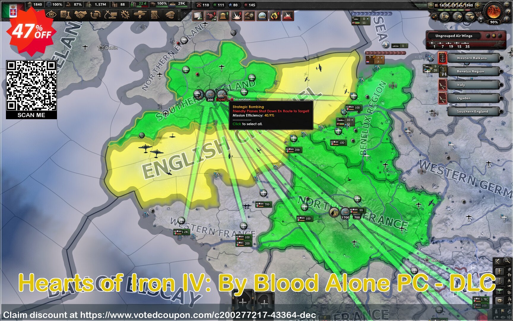 Hearts of Iron IV: By Blood Alone PC - DLC Coupon Code May 2024, 47% OFF - VotedCoupon