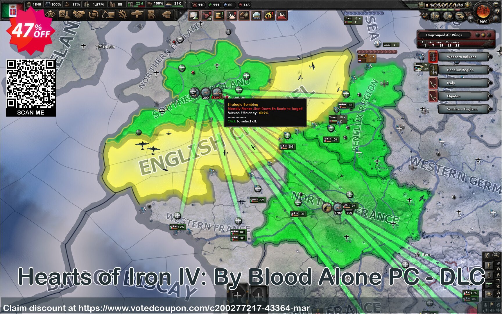 Hearts of Iron IV: By Blood Alone PC - DLC Coupon, discount Hearts of Iron IV: By Blood Alone PC - DLC Deal 2024 CDkeys. Promotion: Hearts of Iron IV: By Blood Alone PC - DLC Exclusive Sale offer 