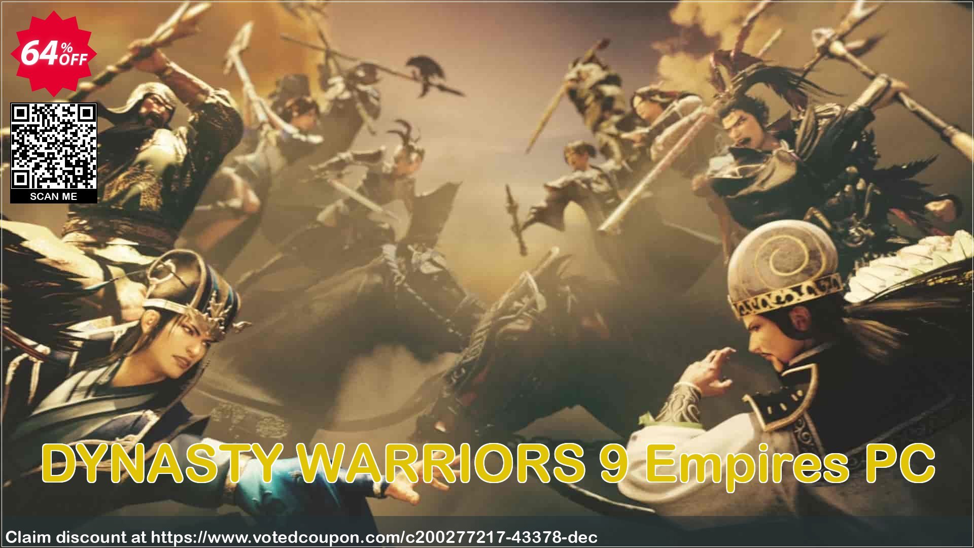 DYNASTY WARRIORS 9 Empires PC Coupon Code May 2024, 64% OFF - VotedCoupon