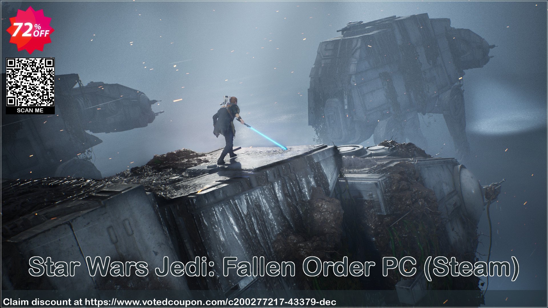 Star Wars Jedi: Fallen Order PC, Steam  Coupon Code May 2024, 72% OFF - VotedCoupon