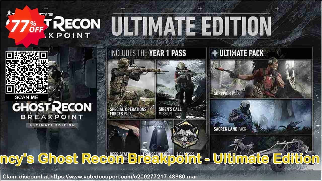 Tom Clancy&#039;s Ghost Recon Breakpoint - Ultimate Edition PC, US  Coupon, discount Tom Clancy's Ghost Recon Breakpoint - Ultimate Edition PC (US) Deal 2024 CDkeys. Promotion: Tom Clancy's Ghost Recon Breakpoint - Ultimate Edition PC (US) Exclusive Sale offer 