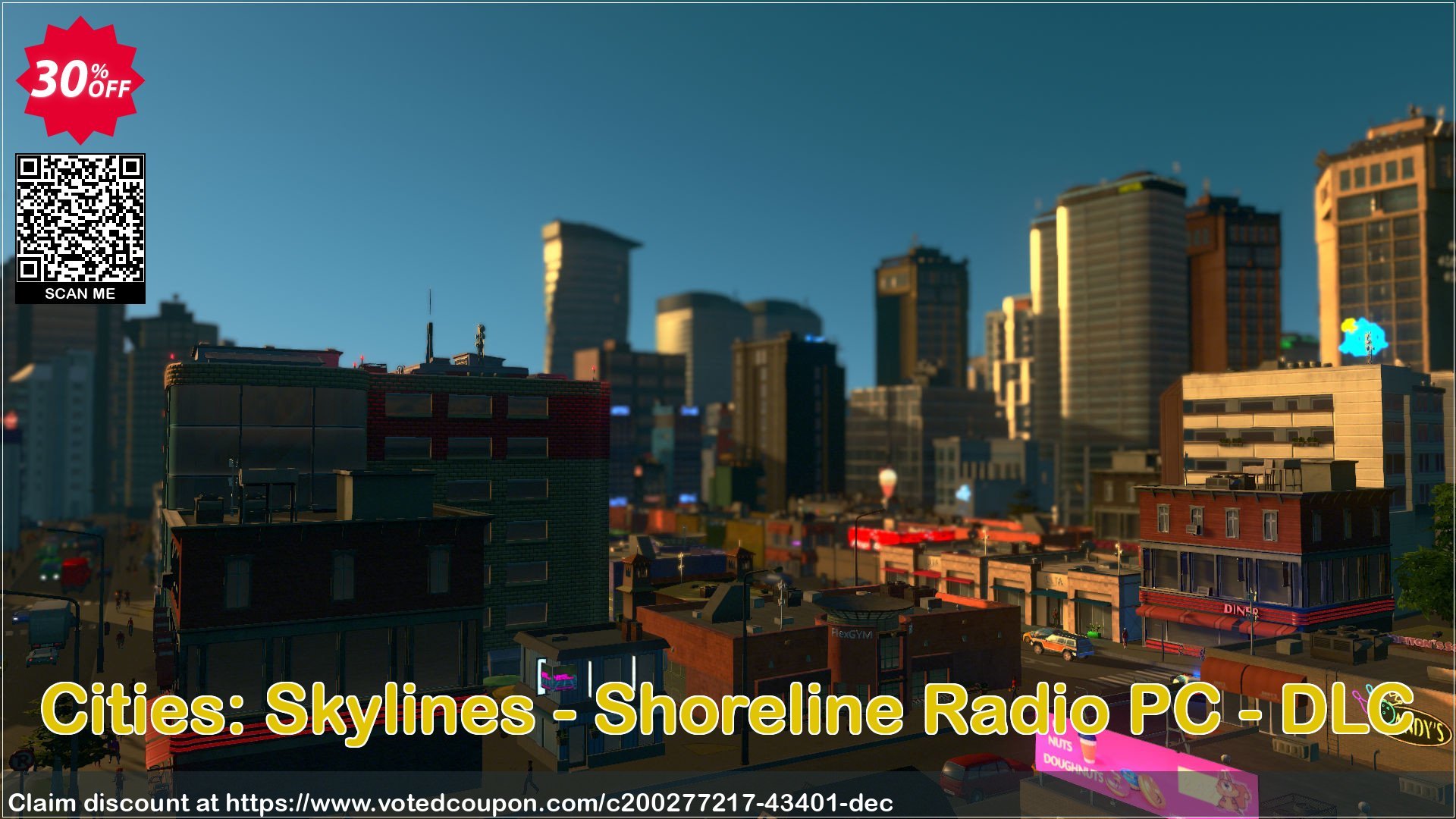 Cities: Skylines - Shoreline Radio PC - DLC Coupon Code May 2024, 30% OFF - VotedCoupon