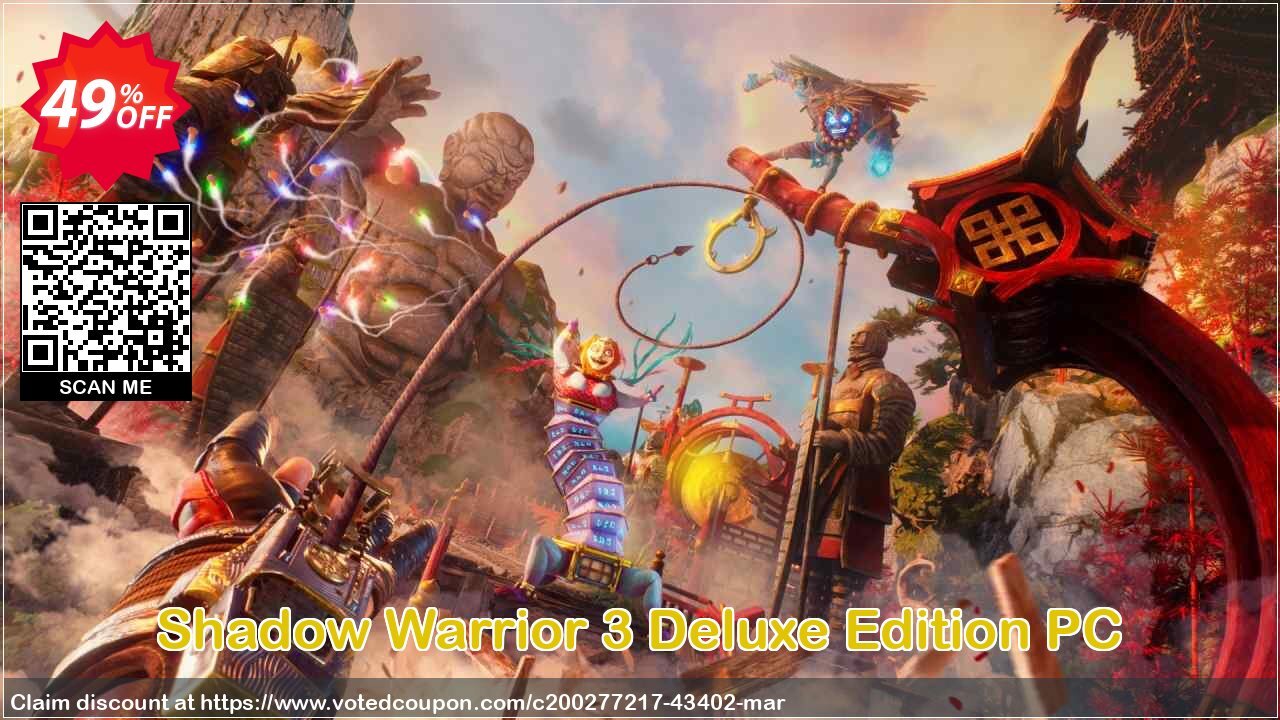 Shadow Warrior 3 Deluxe Edition PC Coupon, discount Shadow Warrior 3 Deluxe Edition PC Deal 2024 CDkeys. Promotion: Shadow Warrior 3 Deluxe Edition PC Exclusive Sale offer 