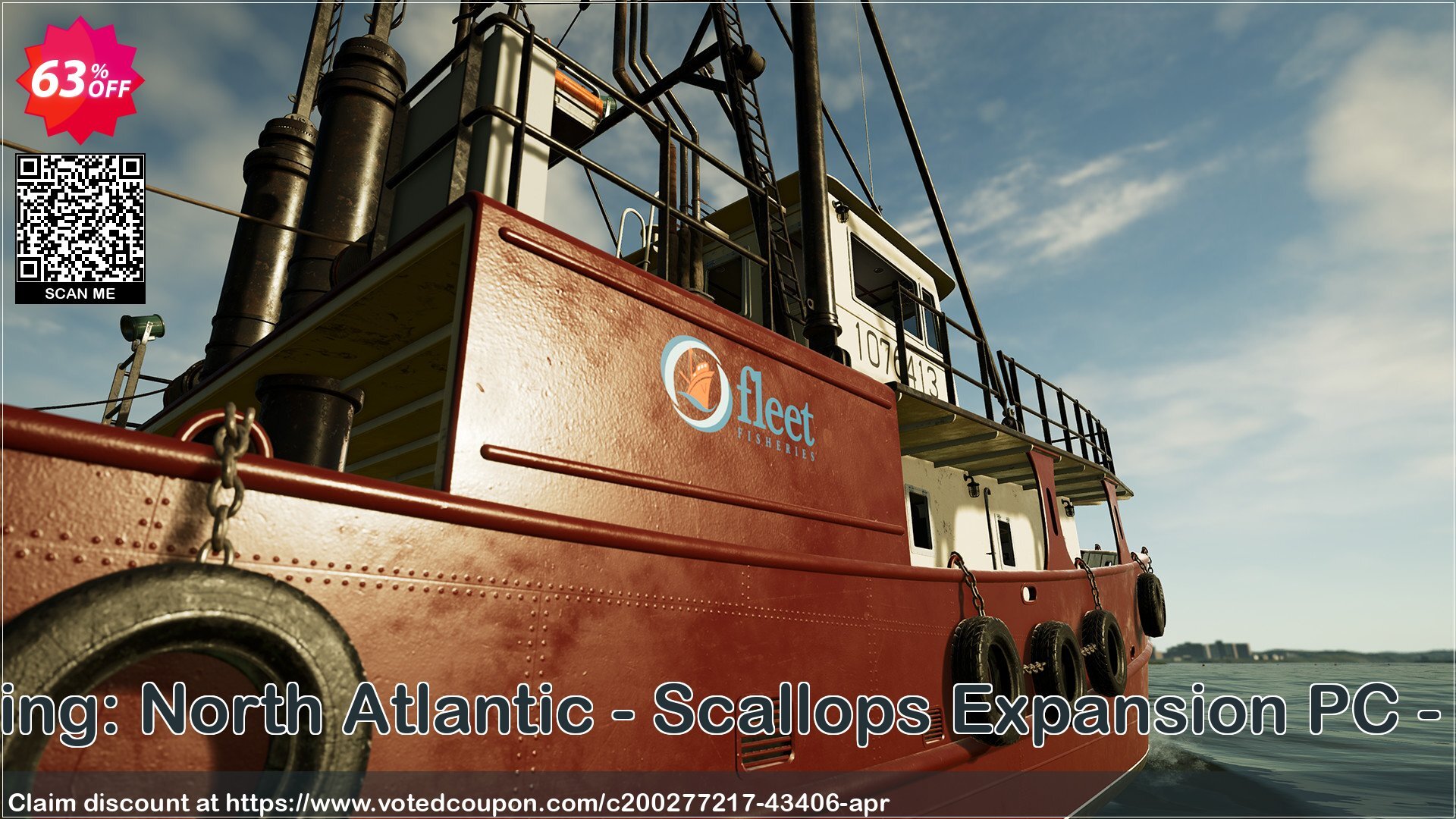 Fishing: North Atlantic - Scallops Expansion PC - DLC Coupon Code May 2024, 63% OFF - VotedCoupon