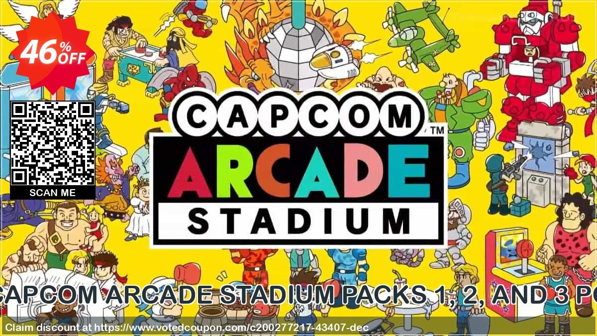 CAPCOM ARCADE STADIUM PACKS 1, 2, AND 3 PC Coupon Code May 2024, 46% OFF - VotedCoupon