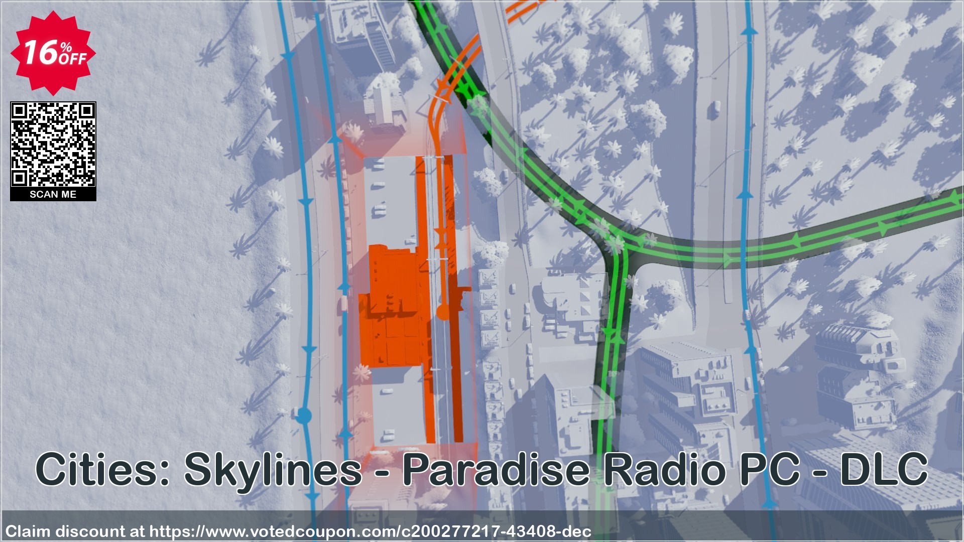 Cities: Skylines - Paradise Radio PC - DLC Coupon Code May 2024, 16% OFF - VotedCoupon