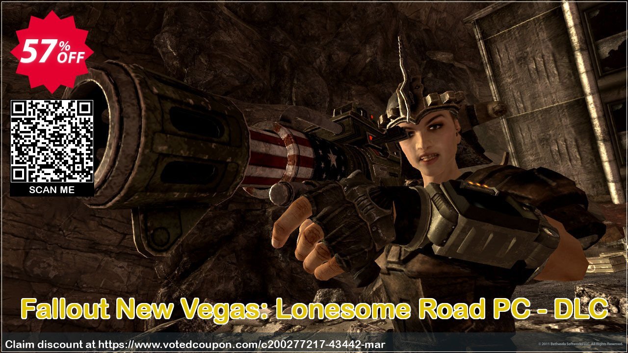 Fallout New Vegas: Lonesome Road PC - DLC Coupon Code Apr 2024, 57% OFF - VotedCoupon