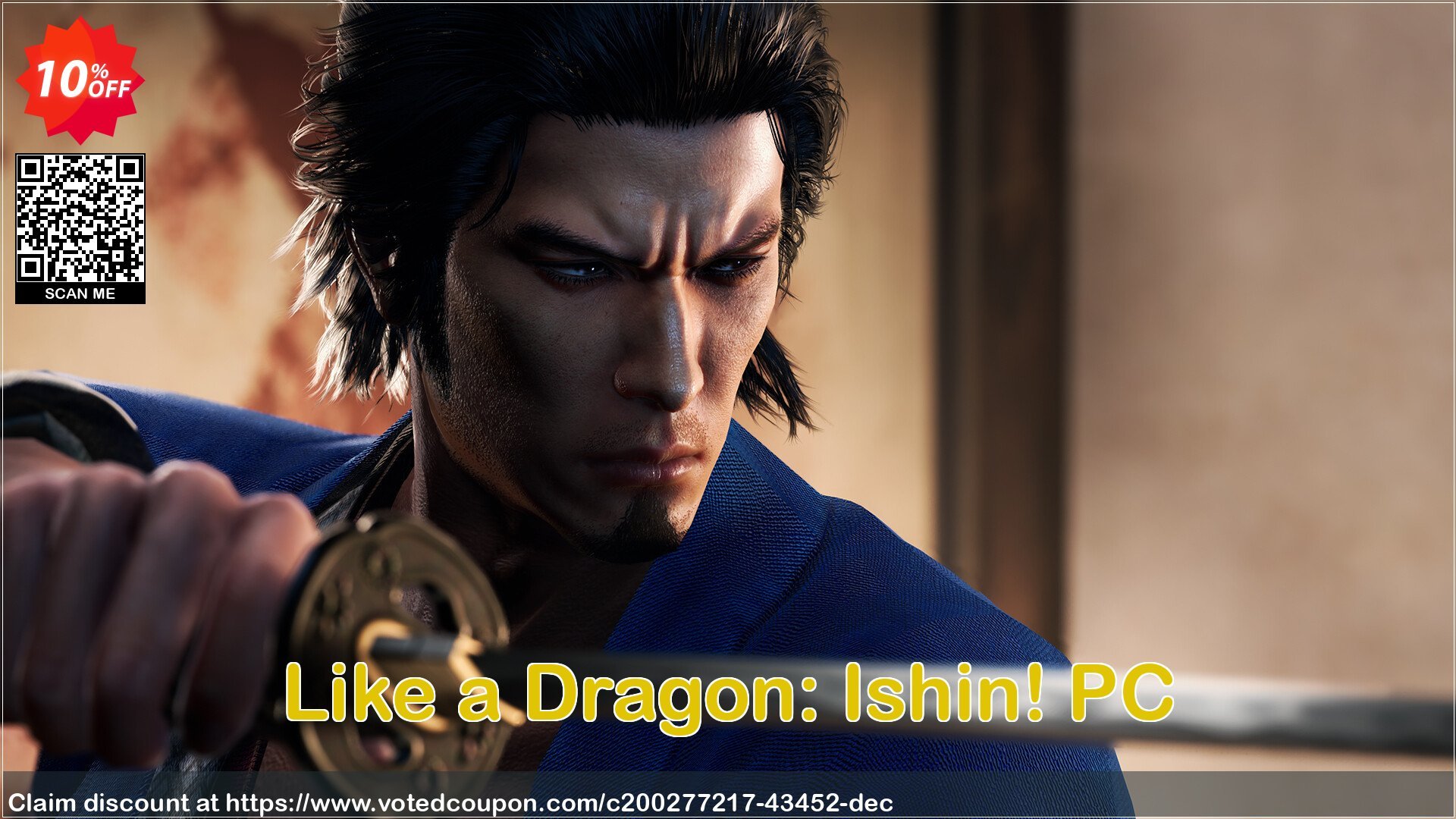 Like a Dragon: Ishin! PC Coupon Code May 2024, 10% OFF - VotedCoupon