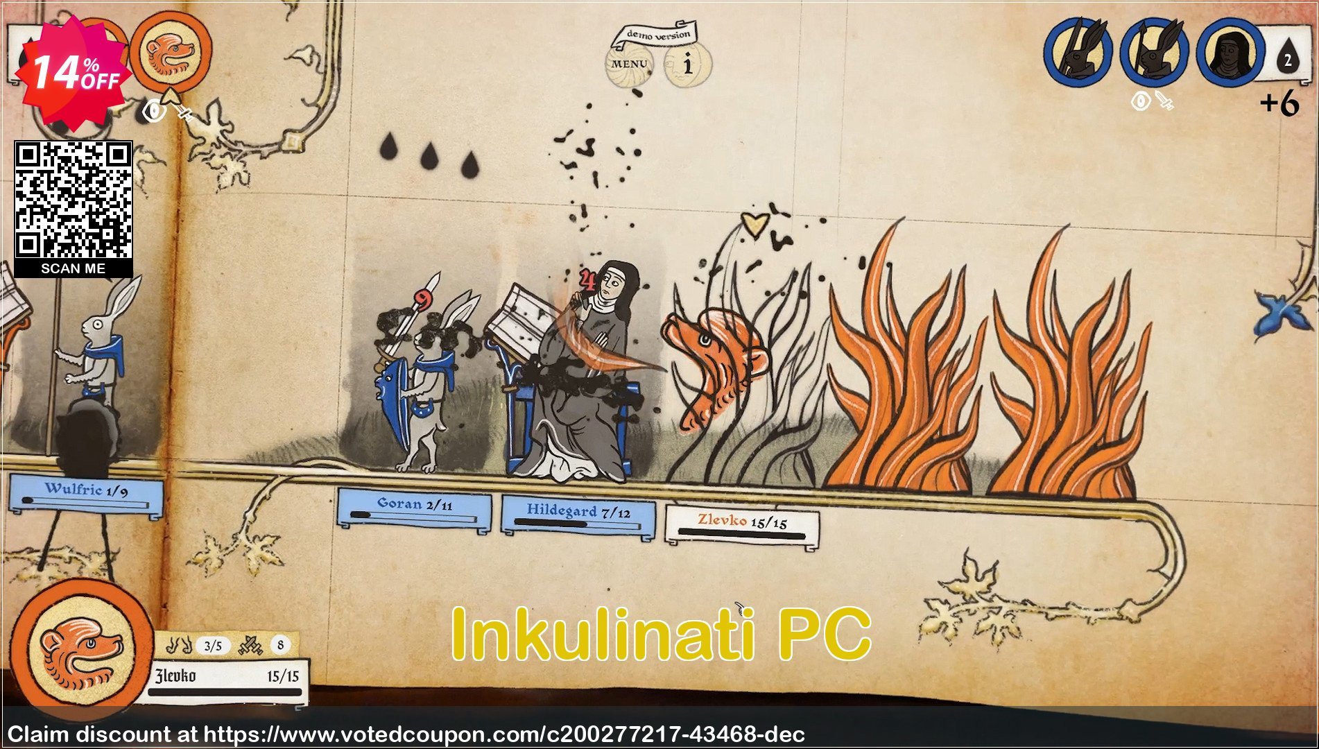 Inkulinati PC Coupon, discount Inkulinati PC Deal 2024 CDkeys. Promotion: Inkulinati PC Exclusive Sale offer 