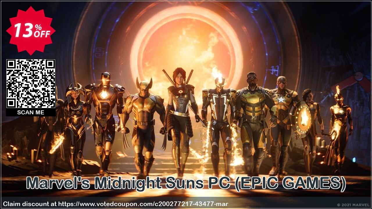 Marvel&#039;s Midnight Suns PC, EPIC GAMES  Coupon, discount Marvel's Midnight Suns PC (EPIC GAMES) Deal 2024 CDkeys. Promotion: Marvel's Midnight Suns PC (EPIC GAMES) Exclusive Sale offer 