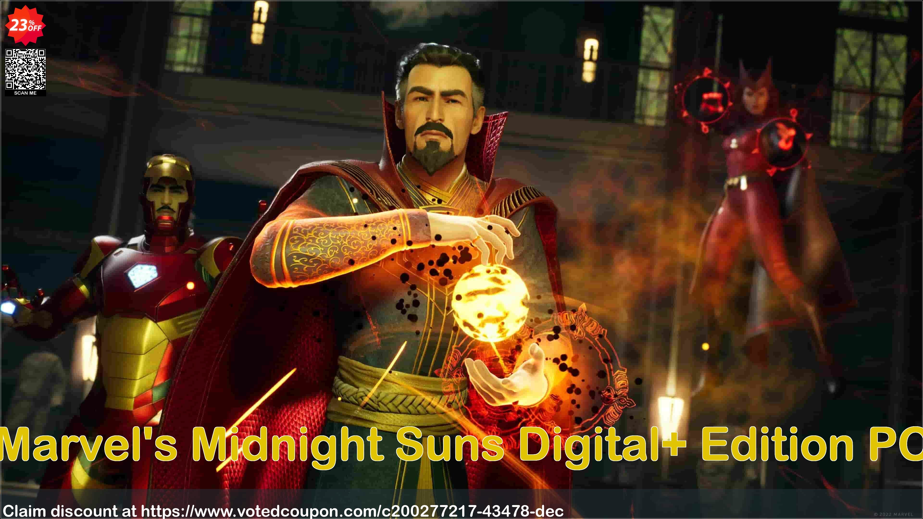Marvel's Midnight Suns Digital+ Edition PC Coupon Code May 2024, 23% OFF - VotedCoupon