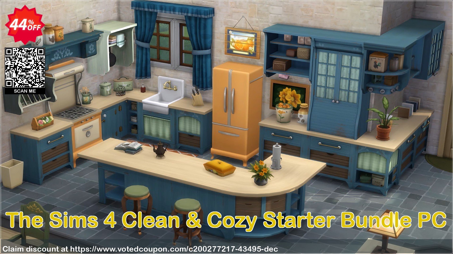 The Sims 4 Clean & Cozy Starter Bundle PC Coupon Code May 2024, 44% OFF - VotedCoupon