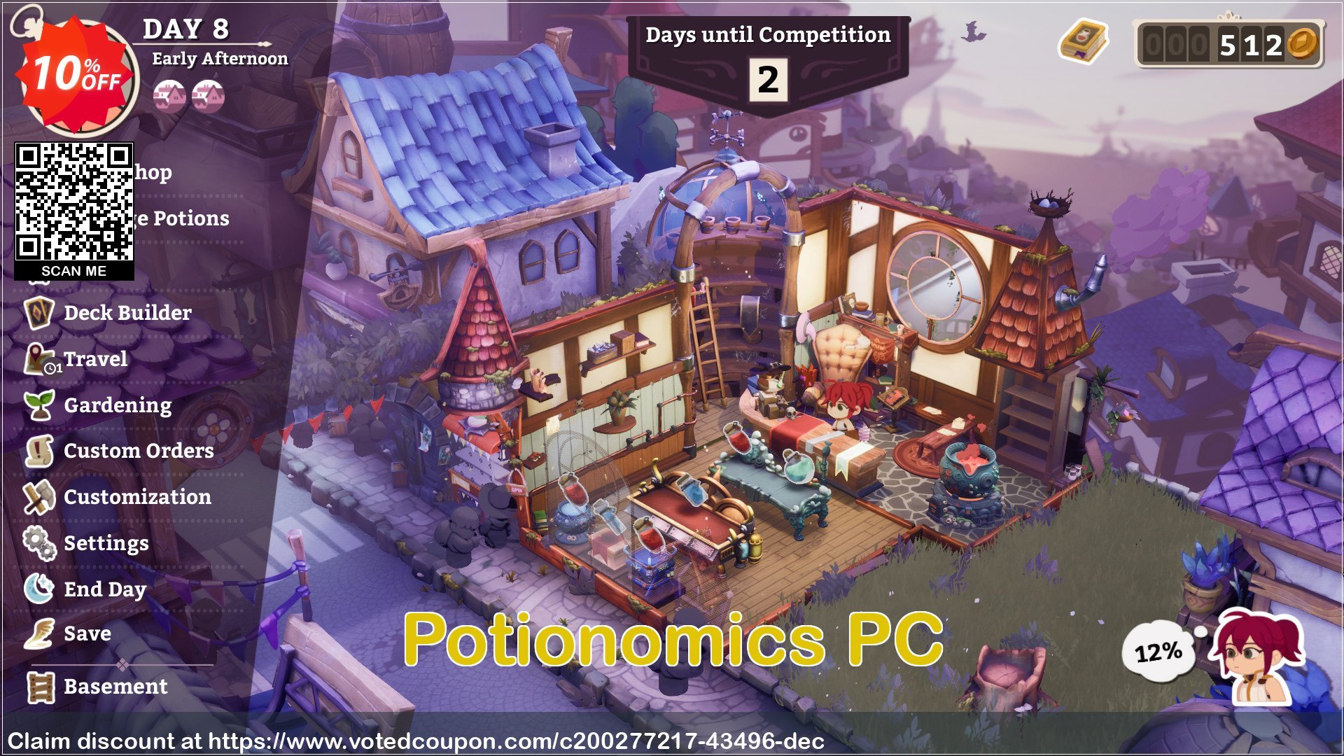 Potionomics PC Coupon, discount Potionomics PC Deal 2024 CDkeys. Promotion: Potionomics PC Exclusive Sale offer 