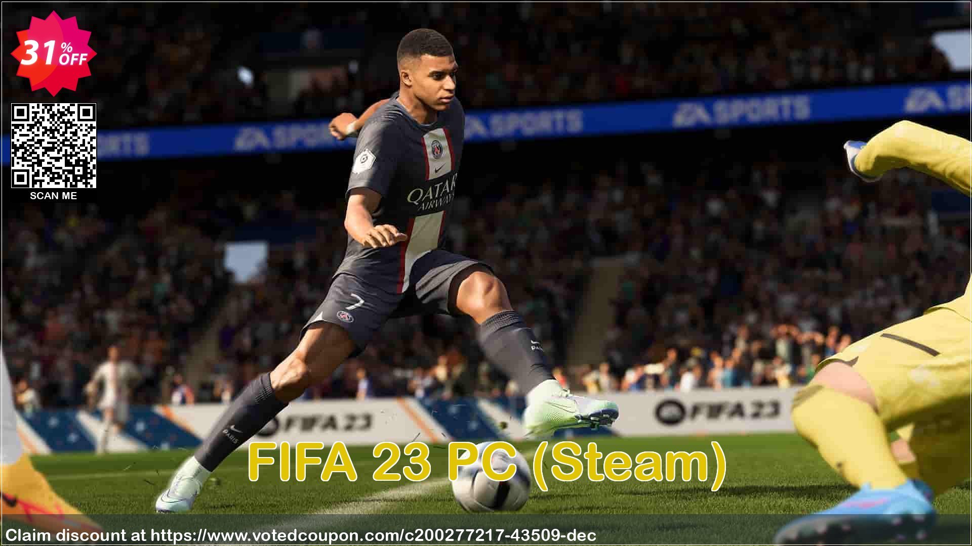 FIFA 23 PC, Steam  Coupon, discount FIFA 23 PC (Steam) Deal 2024 CDkeys. Promotion: FIFA 23 PC (Steam) Exclusive Sale offer 